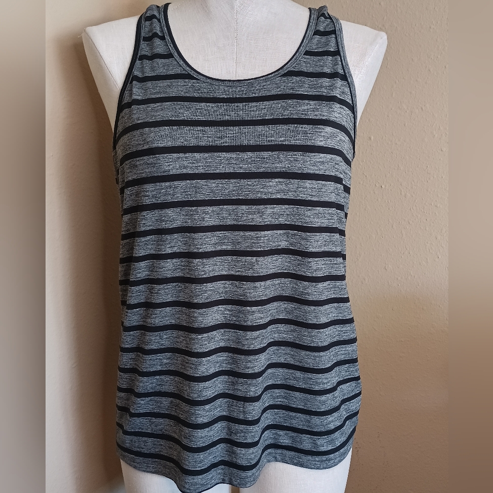 C9 By Champion Striped Gray Tank Top Sz Small